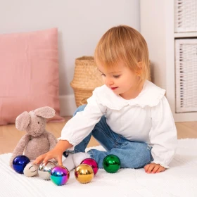 Pelotas efecto espejo 6 colores