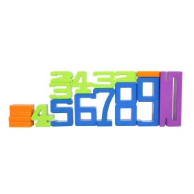 Bloques de construcción de números - 17 piezas