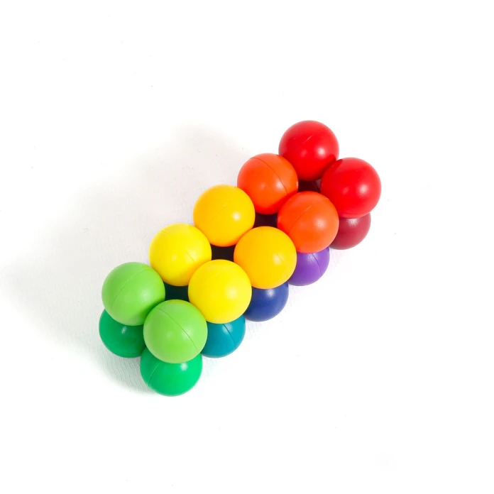 Bolas jumbly arcoíris