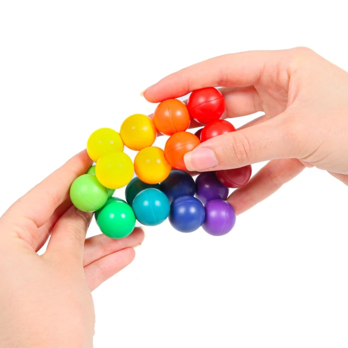 Bolas jumbly arcoíris