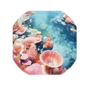 Decorado río de coral para bandejas de exploración