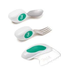 Doddl - Set de cuchara, tenedor y cuchillo ergonómico