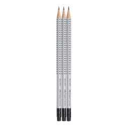 Lápices de grafito GRIP 2001 HB con goma integrada, pack de 3