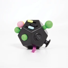 Fidget pentágono negro