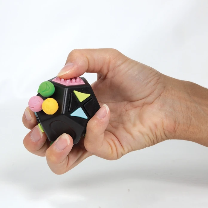 Fidget pentágono negro