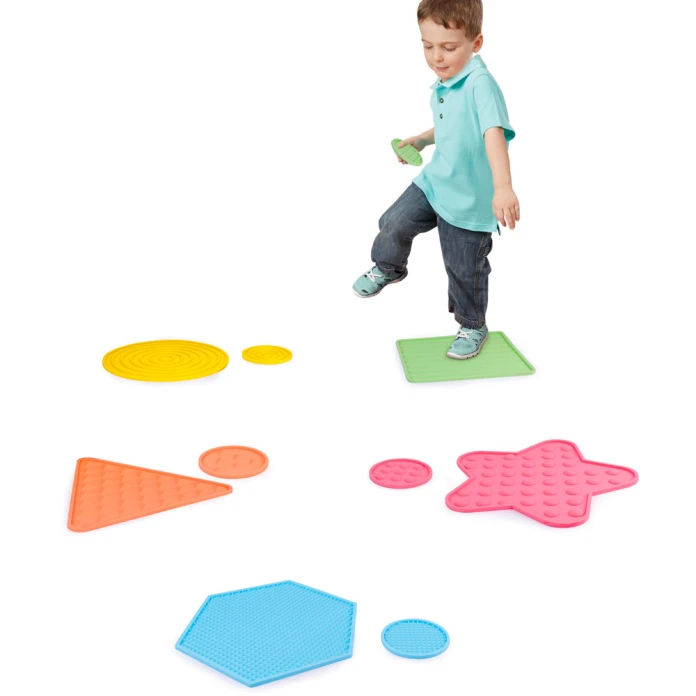Alfombrillas sensoriales texturizadas x 5