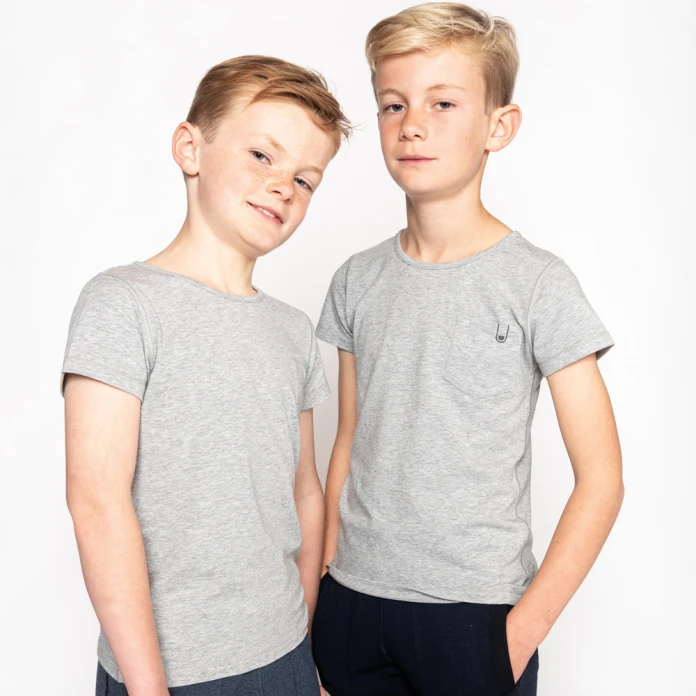 Camiseta supersuave - Detalle gris
