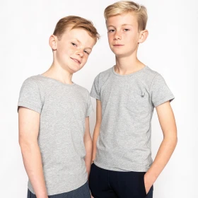 Camiseta supersuave - Detalle gris