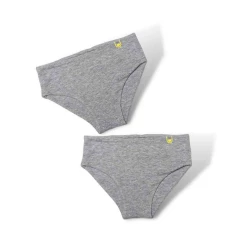 Bragas mujer ultra suaves grises - Pack de 2