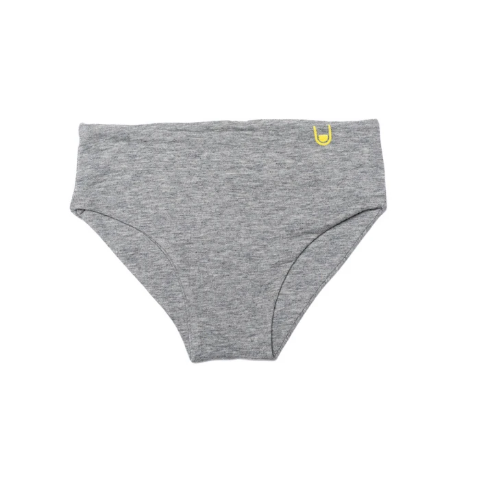Braguitas mujer ultrasuaves gris - Lote de 2