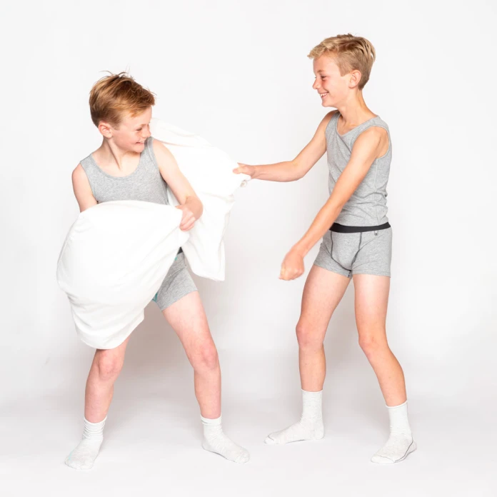 Bóxers de niño ultrablandos grises - Lote de 2