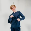Camiseta infantil ultrasuave de manga larga - Azul