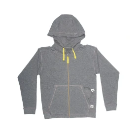 Sudadera con capucha y cremallera infantil - Gris