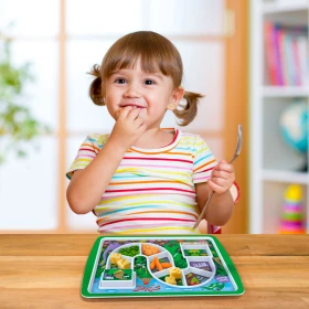 Bandeja para niños Dinner Winner - Dinosaurio