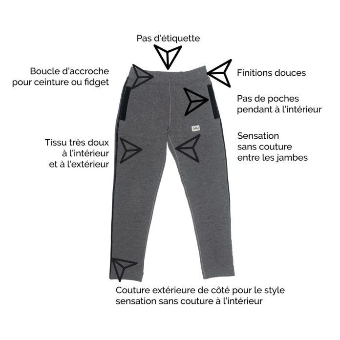 Pantalón Air Slim infantil - Gris