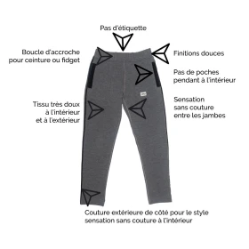 Pantalón Air Slim infantil - Gris
