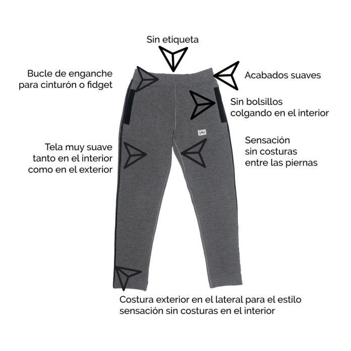 Pantalón Air Slim para niños - Gris