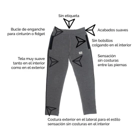 Pantalón Air Slim para niños - Gris