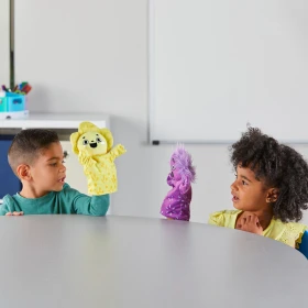 Marionetas de las emociones de colores