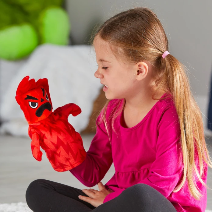 Marionetas de las emociones de colores