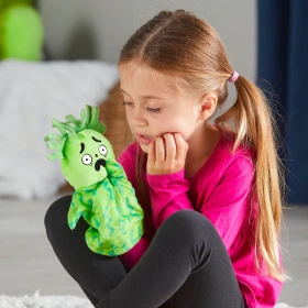 Marionetas de las emociones de colores