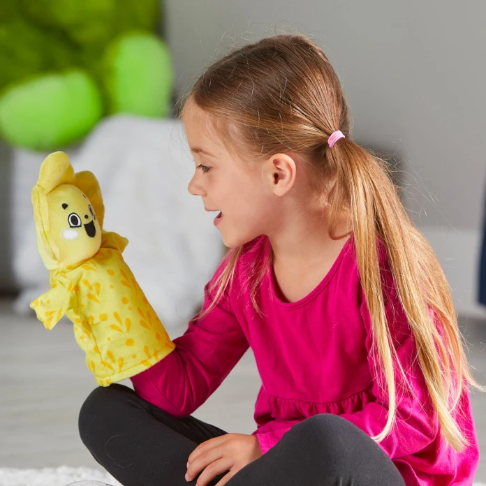 Marionetas de las emociones de colores