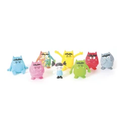 Lote de figuras El monstruo de colores