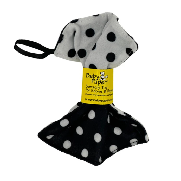 Baby Paper - Topos Negros/Blancos