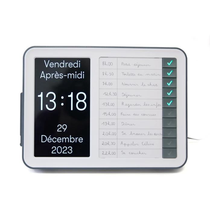 Day Hub - Reloj para trastornos neurocognitivos con alertas de tareas
