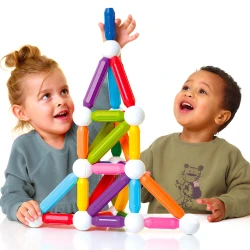 Juego de construcción magnética - 42 piezas