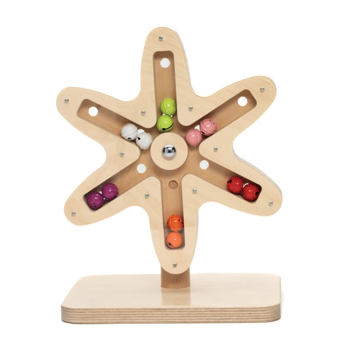 Molinillo de madera - flor