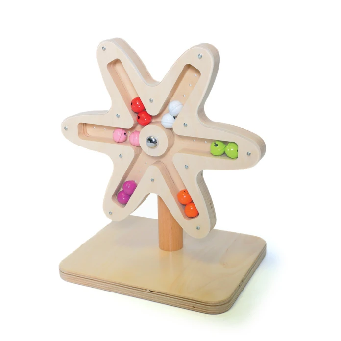 Molinillo de madera - flor