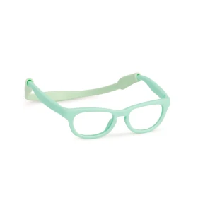 Gafas turquesa para muñeco inclusivo