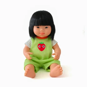 Pijama verde para muñeco inclusivo