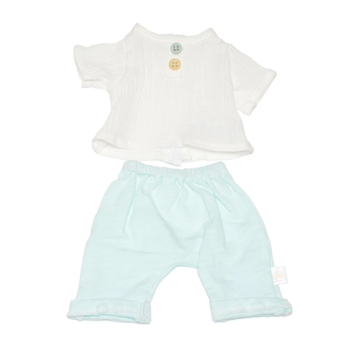 Conjunto azul claro para muñeca inclusiva