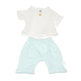 Conjunto azul claro para muñeca inclusiva