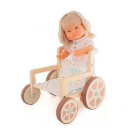 Silla de ruedas para muñeca inclusiva