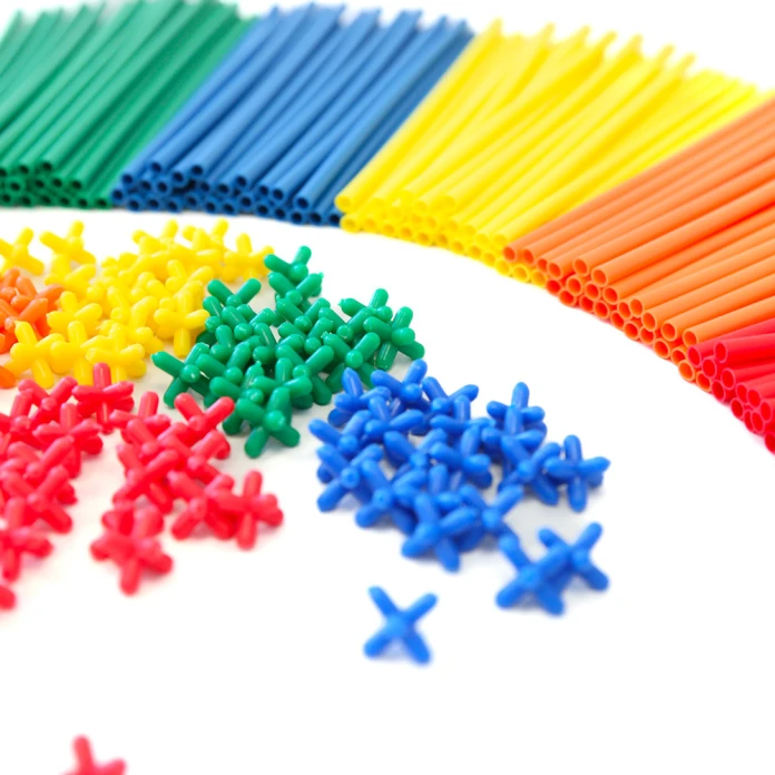 Construcciones con pajitas 230 piezas