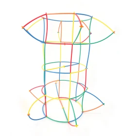 Construcciones con pajitas 230 piezas