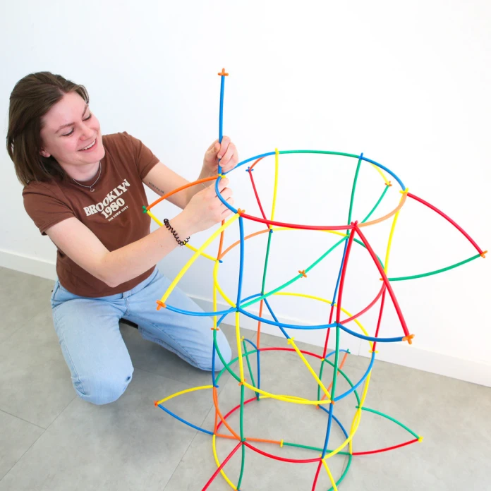 Construcciones con pajitas 230 piezas