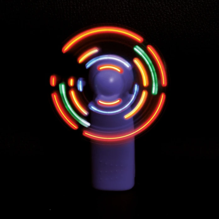 Mini-ventilador luminoso