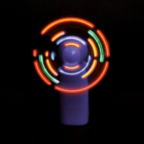 Mini-ventilador luminoso