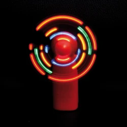 Mini ventilador luminoso