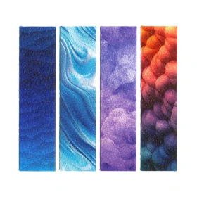 Zen Strips - Degradado textura arena