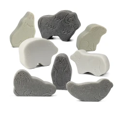Piedras decorados polares