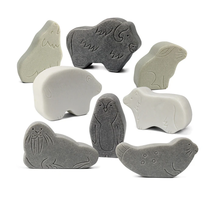 Piedras decorados polares