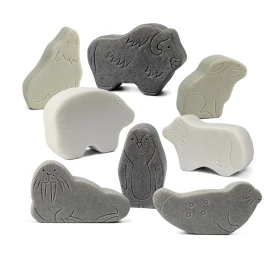 Piedras decorados polares