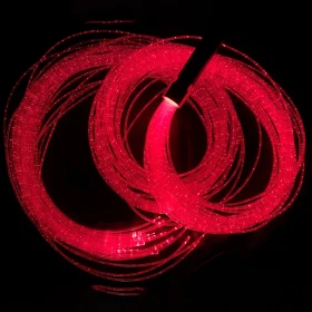 Varita de fibra óptica