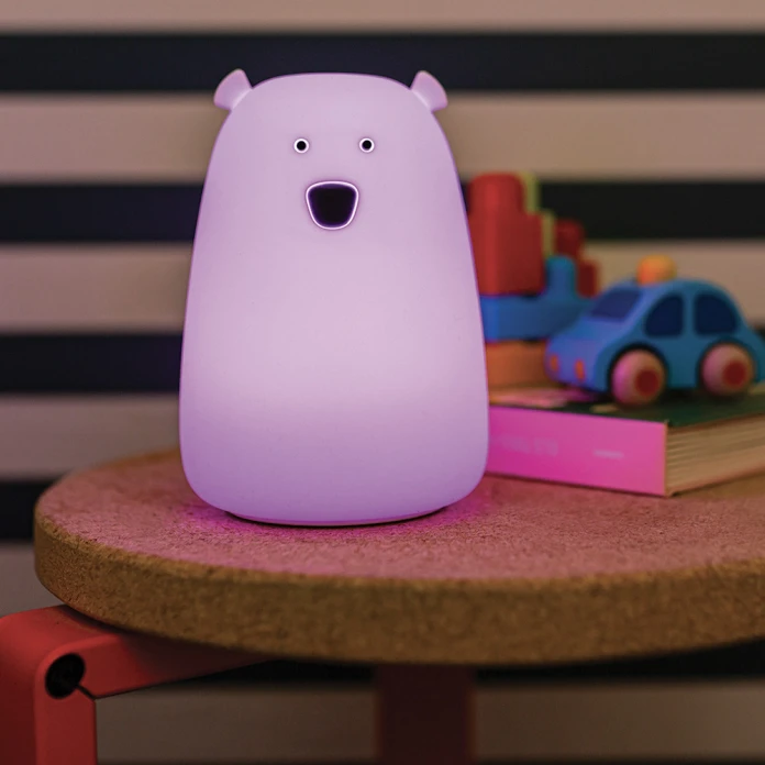 Luz nocturna suave Teo el oso