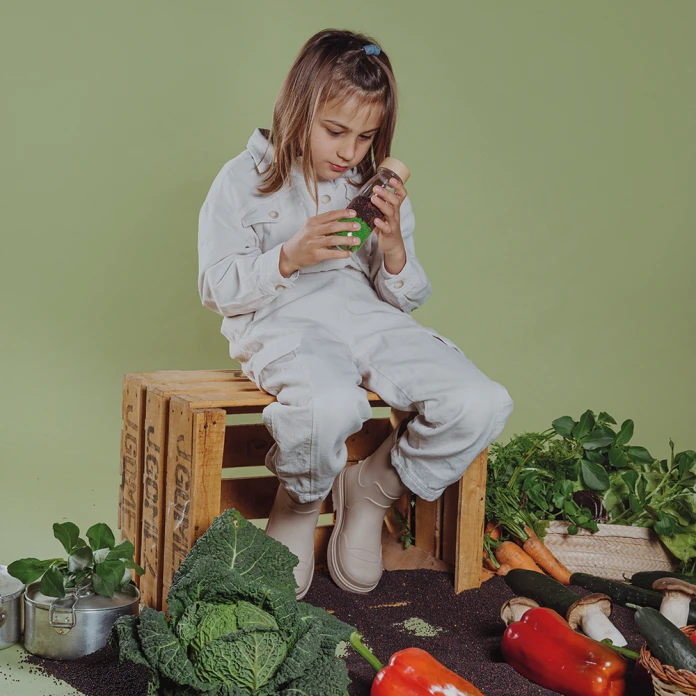 Botella sensorial Learn - Verduras